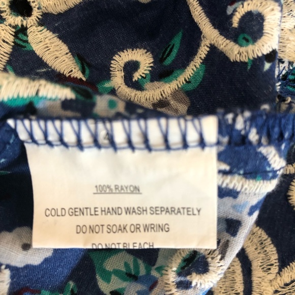 Here Comes The Sun navy floral maxi dress size 10 - Picture 8 of 13